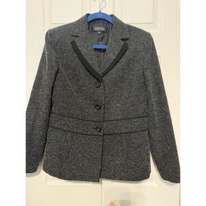 Kasper Women's Black Tweed Blazer Size 12